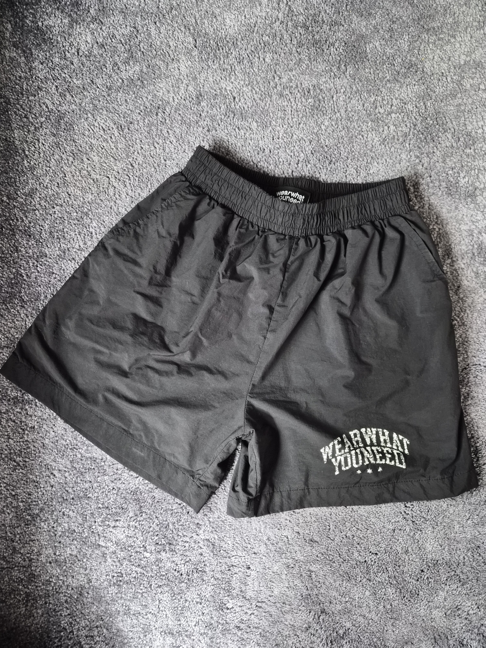 WWYN Black Men's Athletic Shorts